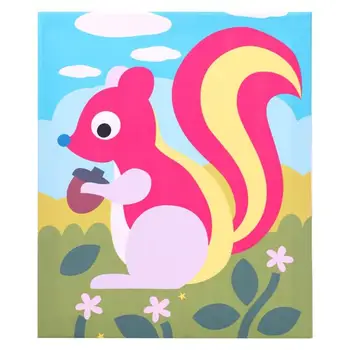 

Animal DIY Button Painting Kids Child Educational Learning Toys Drawing Kit