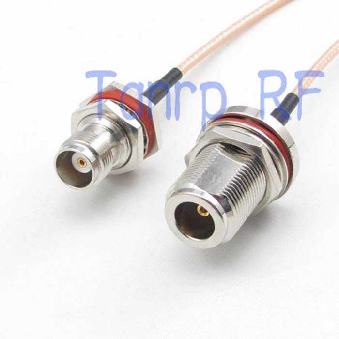 

20inch N female jack waterproof to TNC female RF adapter connector 50CM Pigtail coaxial jumper cable RG316 extension cord