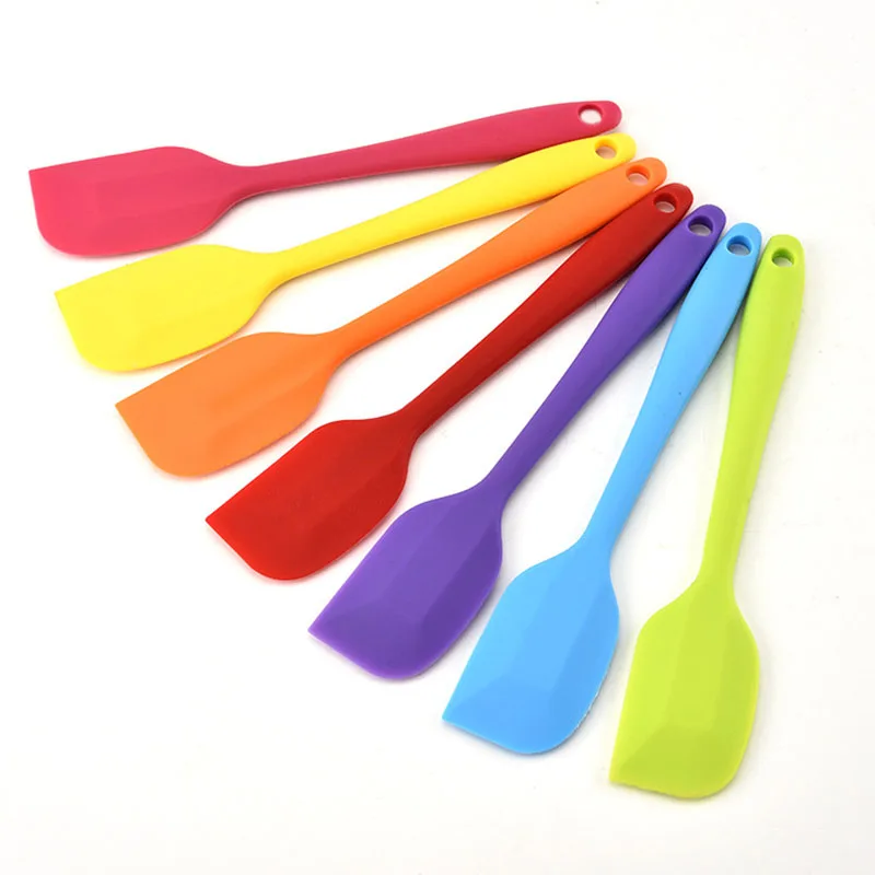 

21cm Small Cream Spatula Roasts Non-toxic Material Silicone Butter Chocolate Scraper Stirs Shovel Bakery Tools Gadgets CT1062