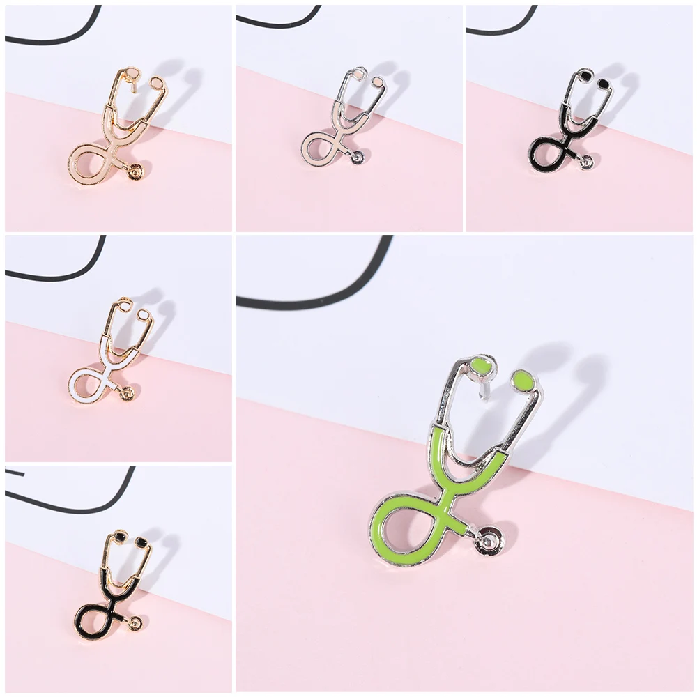 

Cute Cartoon Medical Doctor Nurse Brooches Men Women Enamel Stethoscope Brooches Pin Coat Collar Lapel Badge Jewelry Dropship