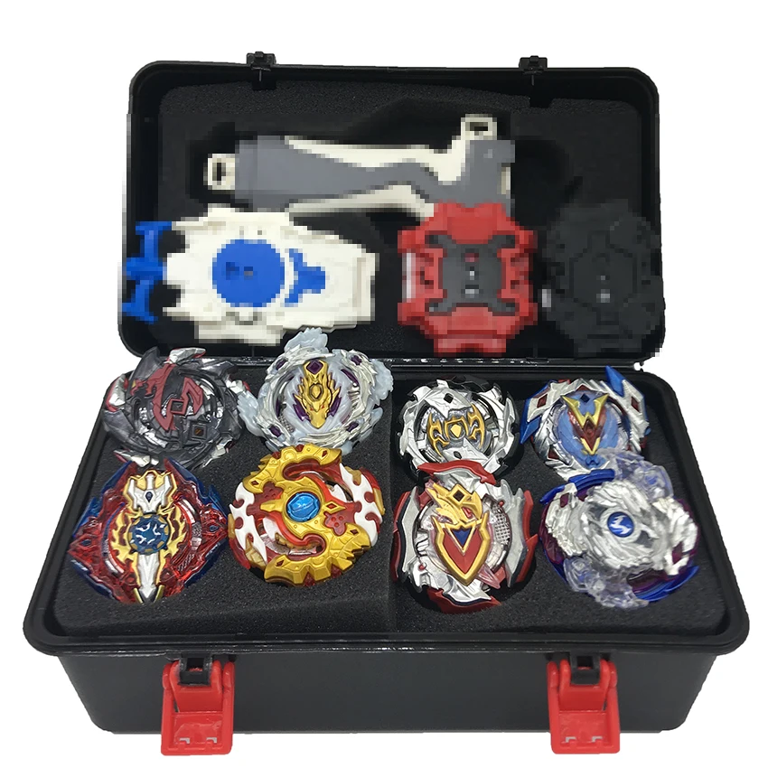 1 комплект 7 стиль Beyblade взрыв B111 B113 Металл Fusion 4D с 4 волчок бейблейд взрыв Прядильный механизм Рождественский подарок для детей игрушки