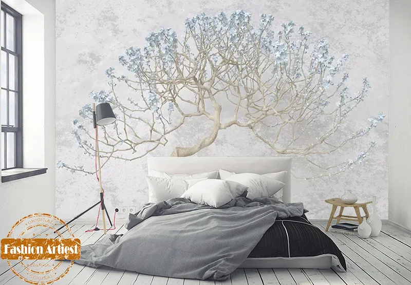 مخصص الأزياء بسيطة أوروبا شجرة خلفيات جدارية السلام الأزرق زهرة زهر مكتب أريكة غرفة نوم غرفة المعيشة مقهى بار مطعم مخصص الأزياء بسيطة أوروبا شجرة خلفيات جدارية السلام الأزرق زهرة زهر مكتب أريكة غرفة نوم غرفة المعيشة مقهى بار مطعم