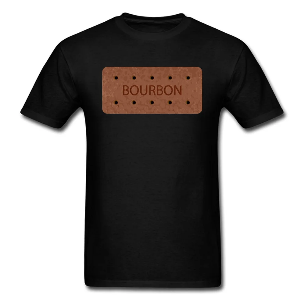  Men T-Shirt Bourbon Normal Tops Shirts Pure Cotton Round Collar Short Sleeve Cool T Shirt Mother Day Wholesale Bourbon black