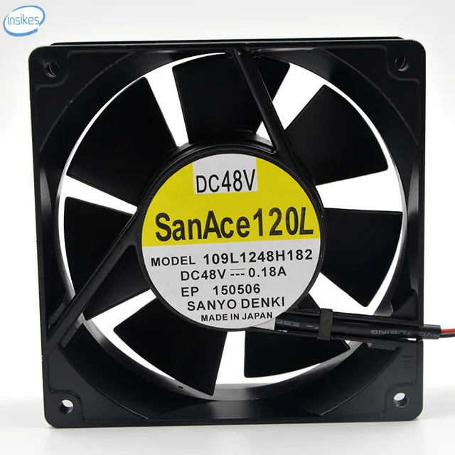 109l1248h182 Server Transformer Cabinet Cooling Fan Dc 48v 0 18a 109l1248h182 Server Transformer Cabinet Cooling Fan Dc 48v 0 18a 12038 12cm 120