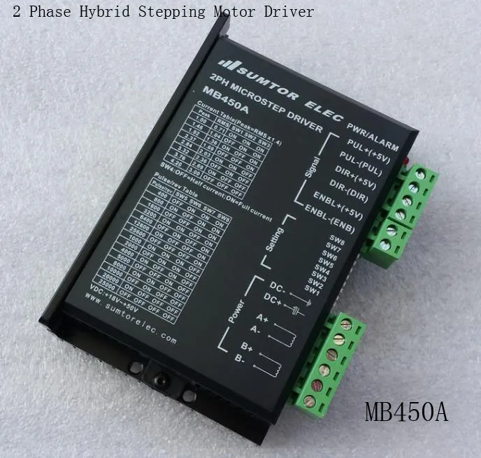 

Nema 17 23 42 Stepping motor driver MB450A Stepping driver 128 Subdividing 4.2A