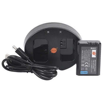 

DSTE NP-FW50 np-fw50 Camera Battery with Dual USB Charger for Sony NEX-3DW,NEX-5N,NEX-5HB,ST-A37,NEX-3KS,A7,a6500,a6400,a6100