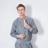 Autumn winter men reflective jacket night reflect light bomber pilot jackets windbreaker men nightclub DJ singer stage costume 3