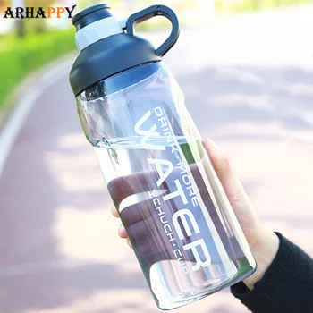 

2000ml Sport Plastic Drink Water Bottle BPA Free Direct Drinking Bottle for Water Outdoor 2.0L Large Capacity Space Bottle