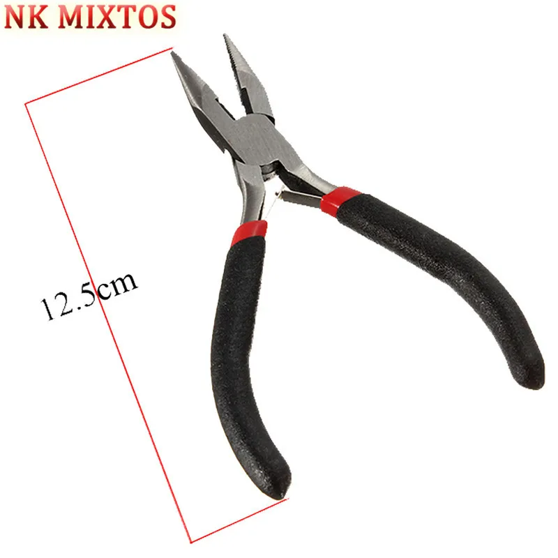 NK MIXTOS 8 шт./компл. углеродистая сталь черные Ювелирные плоскогубцы для
