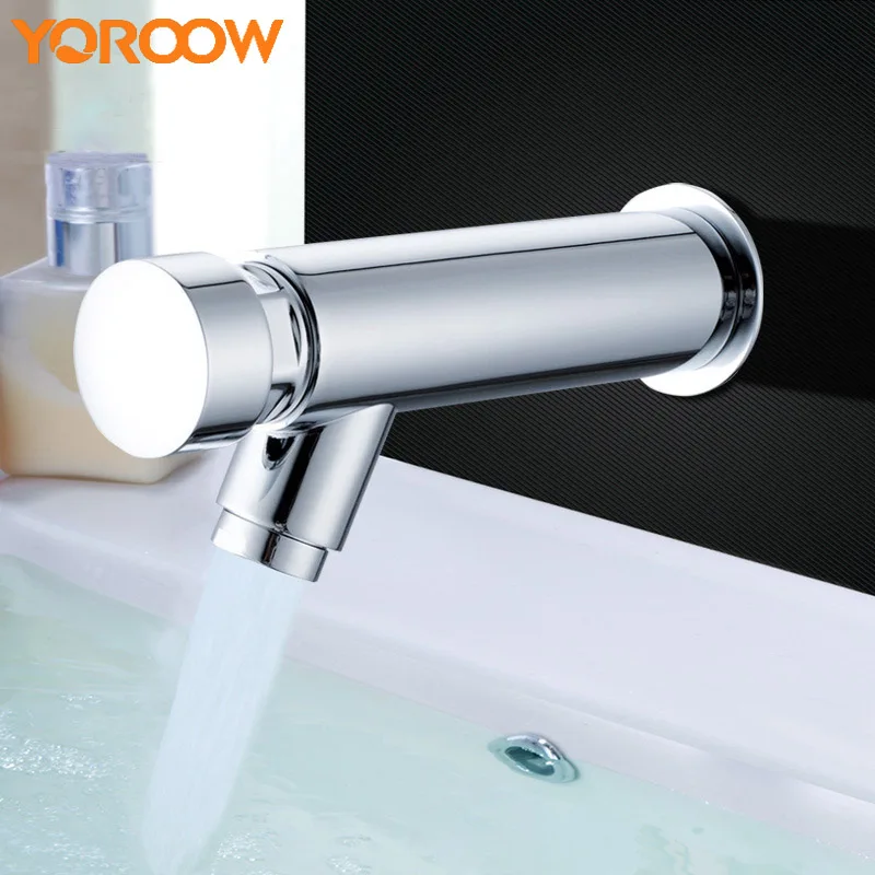 

Wall Mount Bathtub Bathroom Tap Waterfall Sink Faucet Wash Basin Mixer Cold Water Tall Flow Copper Stand Saving Aerator WN0058