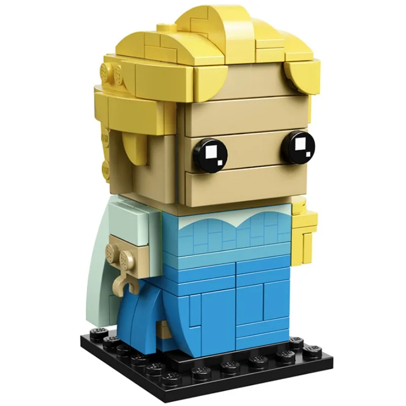 

New Brickheadz Elsa Anna Girl Friend Brickhead 41617 Beauty And The Beast Bell Brick Headz Building Blocks With