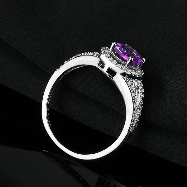 Genuine 925 Jewelry Natural Ring 925 Sterling Silver Rings For Women (JewelOra Ri101278)