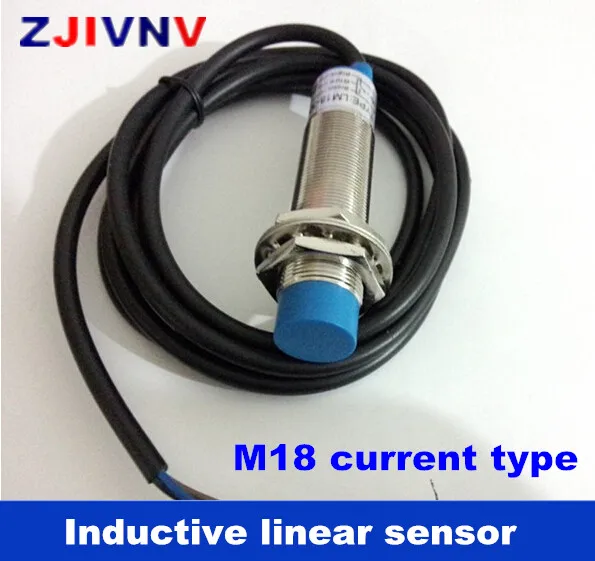 

M18 Inductive linear sensor proximity switch current type non-flush type detect distance 8mm