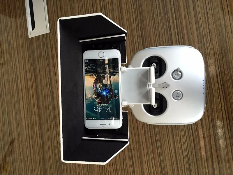 White 5.5-inch Inch Sunshade Fits Up To IPhone 6 Plus For DJI Phantom 3/4 Professional And Advanced Phantom 2 Vision+ Inspire 1 Snap