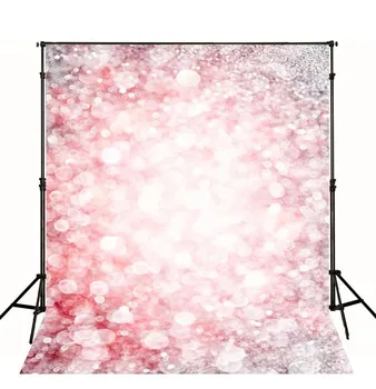 

Pink Dot Light Bokeh photography studio background Vinyl cloth High quality Computer printed wedding photo backdrop