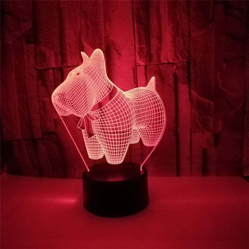 dog 3D night light (1)