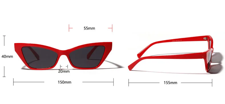 Два Oclock новые тренды в Европе и Америке ретро солнцезащитные очки женские кошачий глаз очки красочные индивидуальные очки 818553