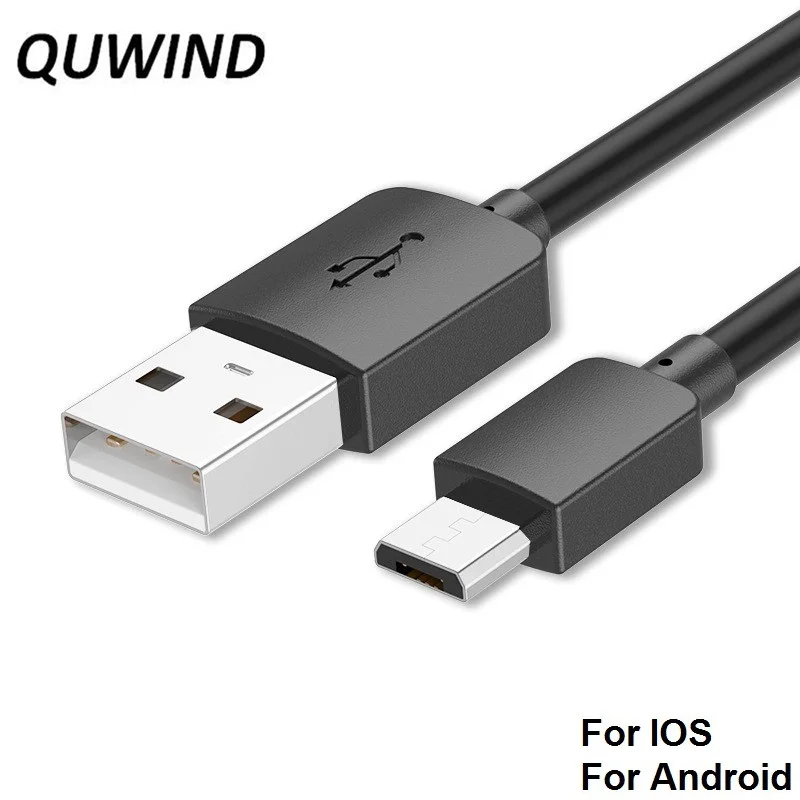 Кабель QUWIND Micro USB 8pin Type C для Android Samsung Huawei IOS iPhone 5 6 7 8 Plus 1 м 2 3 | Мобильные телефоны и