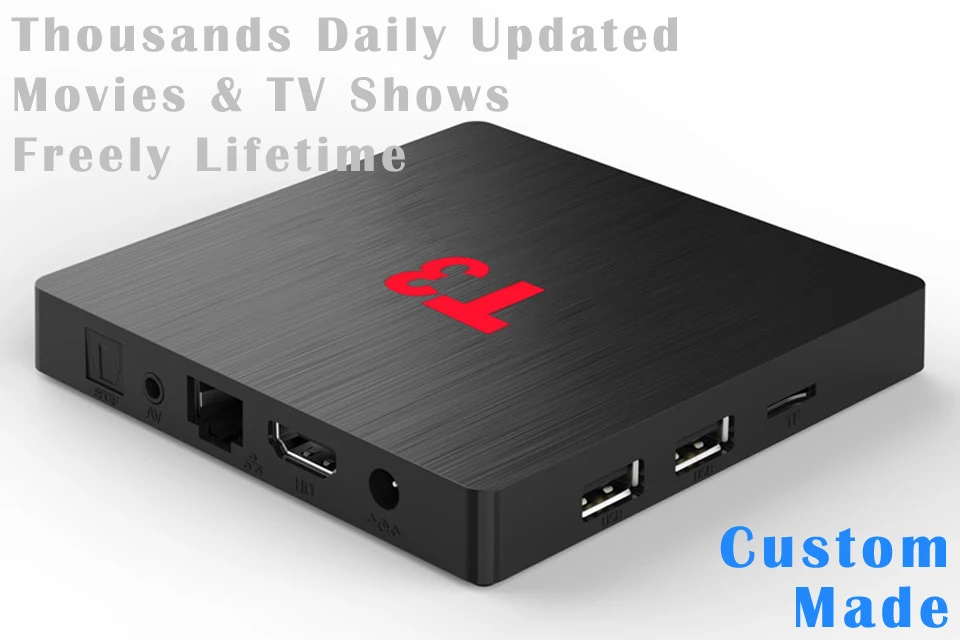 

Custom Made Voice Control S912 Octa core 4K Smart Android 7.1 TV Box 3GB/32GB Thousands Daily Updated Movies & TV Shows 2GB/16GB