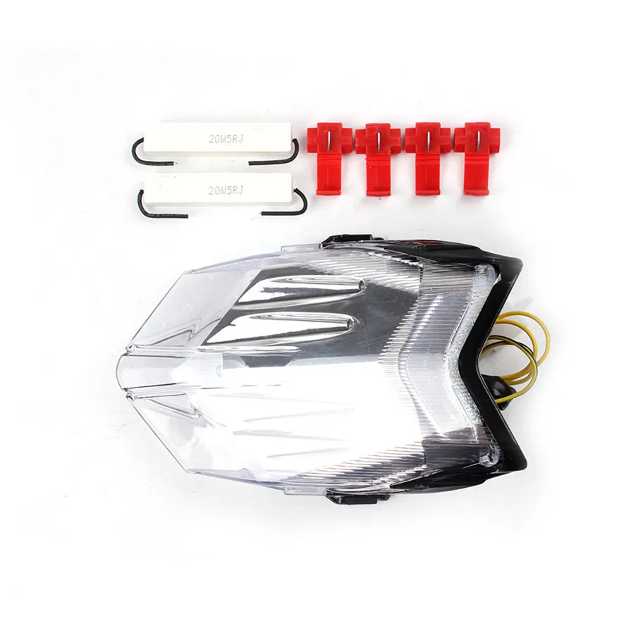 

Led Tail Light Clear Lens Integrated Turn Signals For MV AGUSTA F3 2011-2013 Integrated