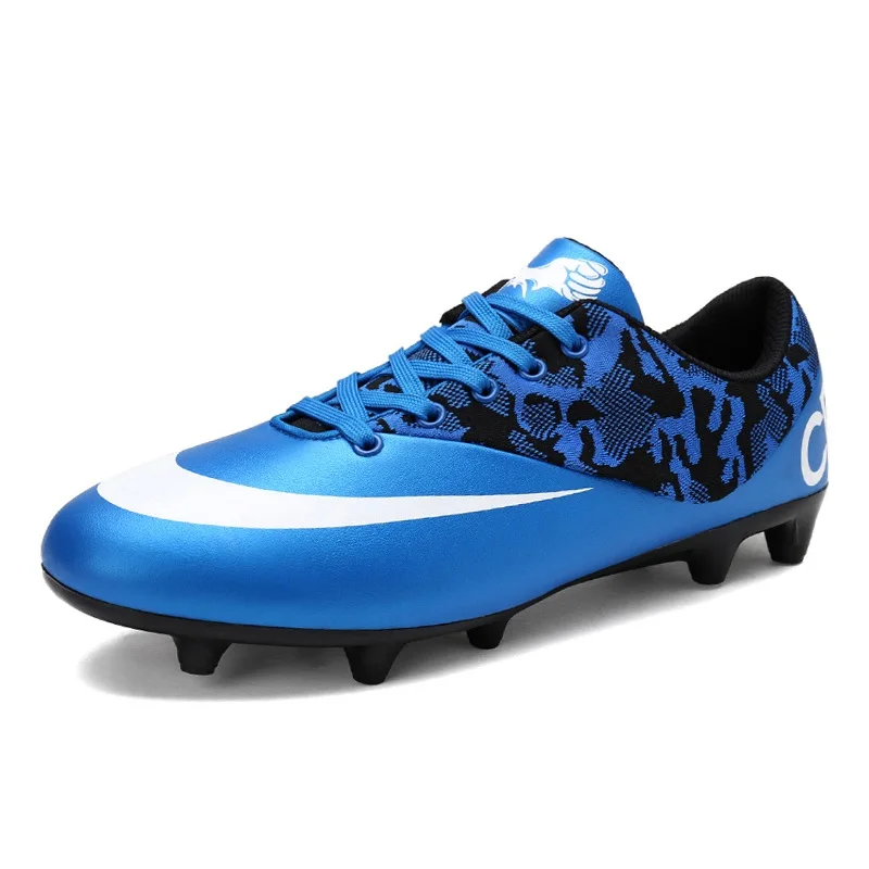 Оригинальные мужские сникерсы Superfly Legend 7 Elite CR7 футбольные ботинки дышащие школьные тренировочные Бутсы для мальчиков и девочек - Цвет: Синий