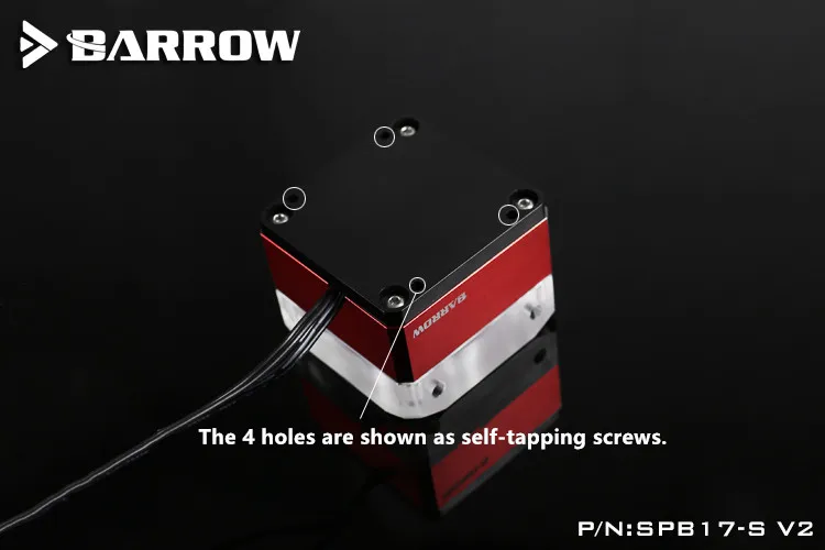 Barrow контрольный Тип Скорости насос для водяного охлаждения PWM 17 Вт стандартный