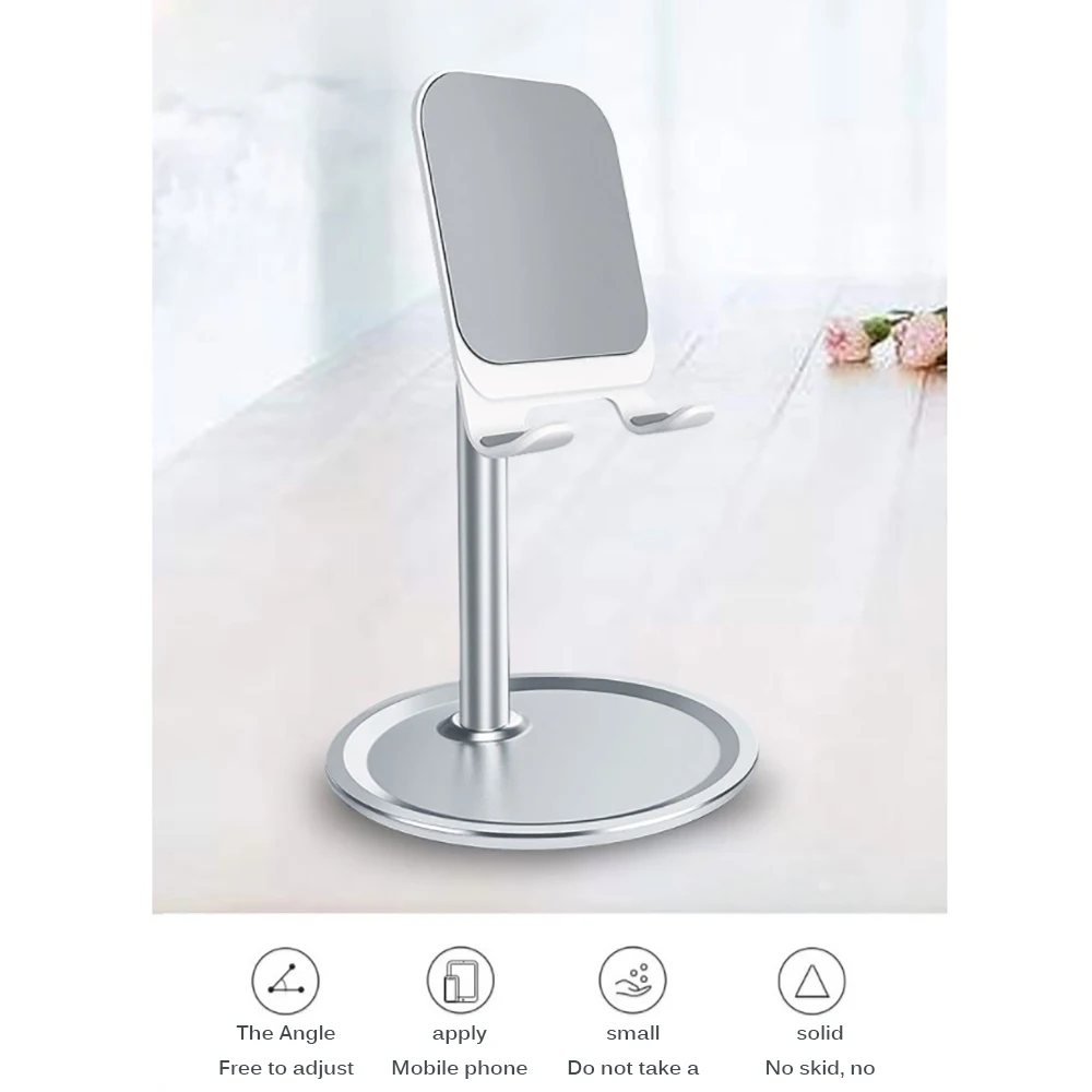 

Adjustable Tablet Holder Aluminum Alloy Table Stand For Smart Phones Ipad Phone Stand Durable Support Dropping Shipping