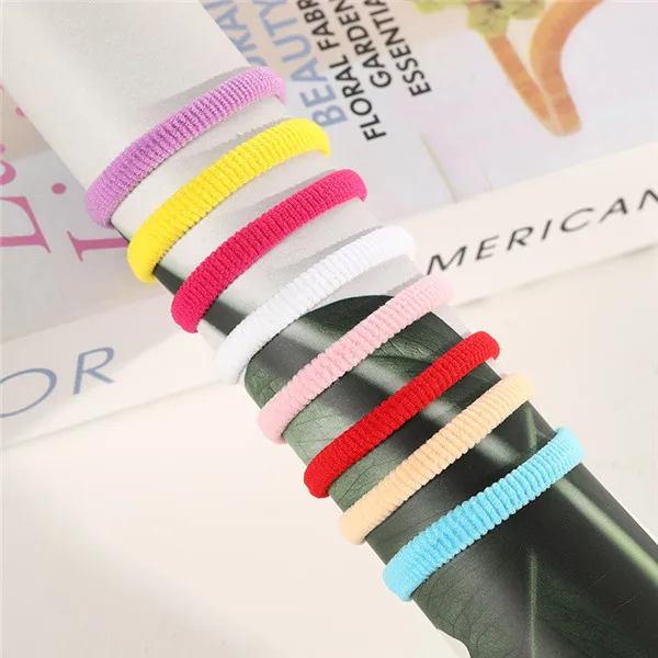 wedding hair clips 50/100pcs Baby Girls Colorful Small Elastic Hair Bands Children Ponytail Holder Kids Headband Rubber Band Mini Hair Accessories Hairclip