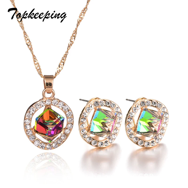 Topkeeping/Брендовые женские модные ювелирные изделия новые рождественские