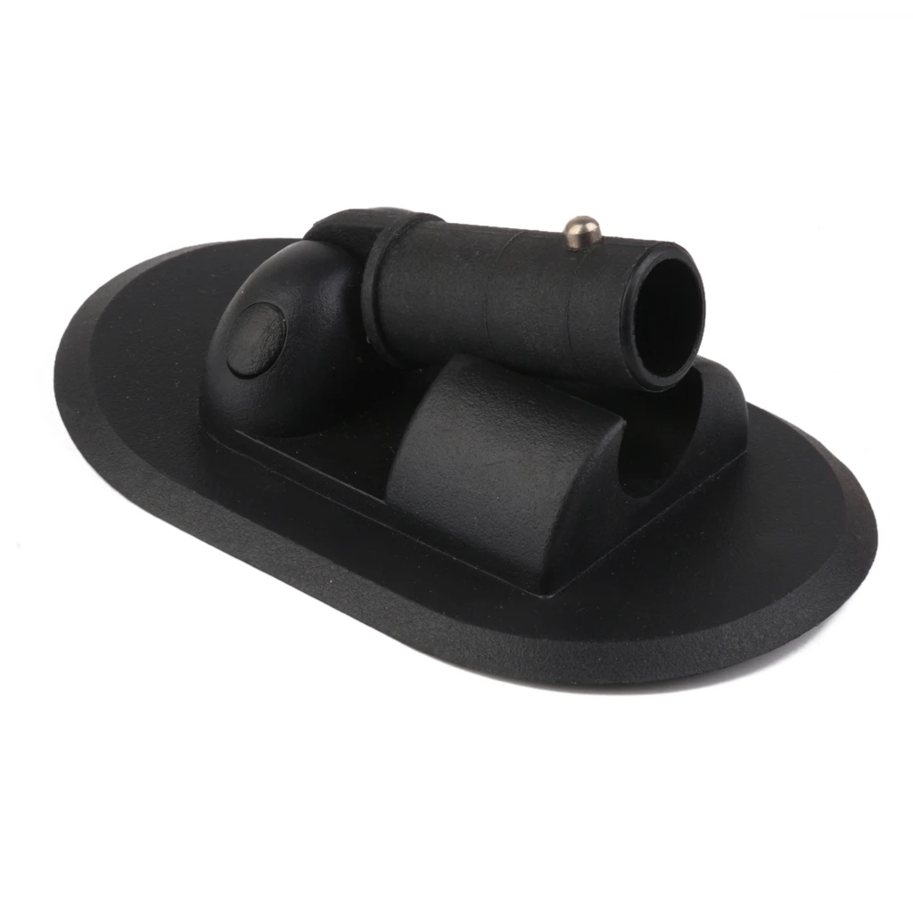 PVC 180 Degree Rotate Sun Shelter Mount Fishing Tent Holder for Speedboat Fishing Boat Accessories Black