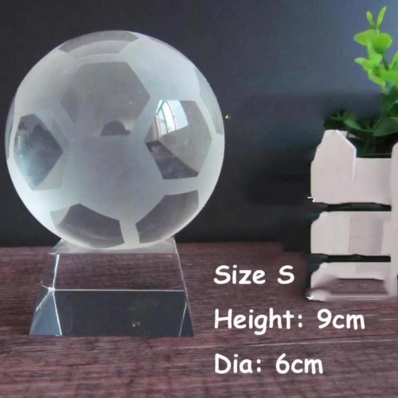 

Souvenir Champions League Trophy 2018 Newest Football Basketball Volleyball Soccer Rugby Crystal Can Customized ww2