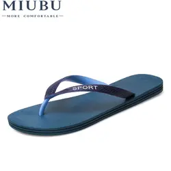 MIUBU Лето Для мужчин вьетнамки мужской смешанные Цвет тапочки Для мужчин Повседневное пвх EVA обувь летние модные пляжные сандалии