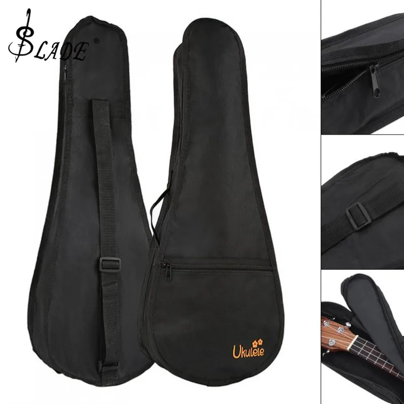 

21 Inch Bag Black Portable Ukulele Gig Bag Soft Case Waterproof Backpack Bag