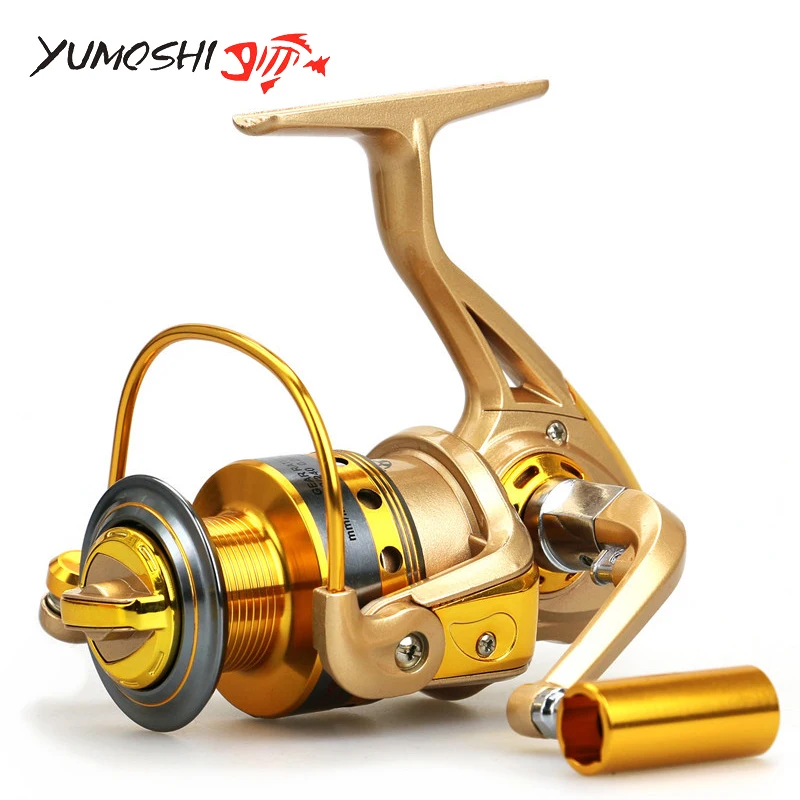 Yumoshi полностью Металлическая HF1000 7000 из алюминия 10BB шарикоподшипники левая/правая