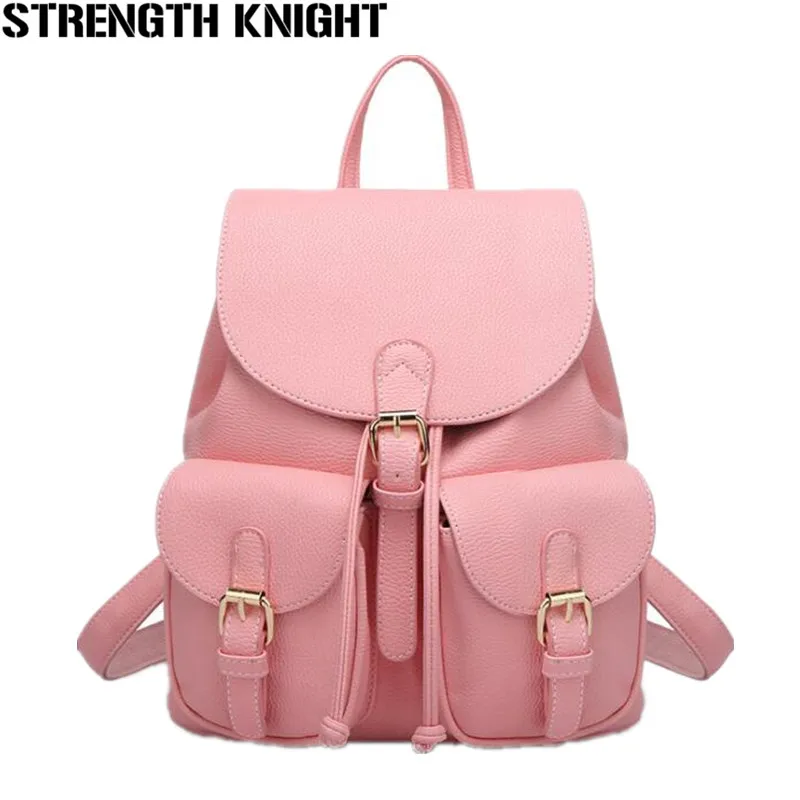 

Women Backpack High Quality Leather Backpacks for Teenage Girls Female School Shoulder Bag Backpack Mochila