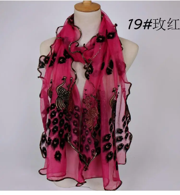 MSAISS 190*40 см великолепный кружевной шарф Роскошные женские брендовые шарфы женская шаль высокого качества с принтом хиджаб шарф