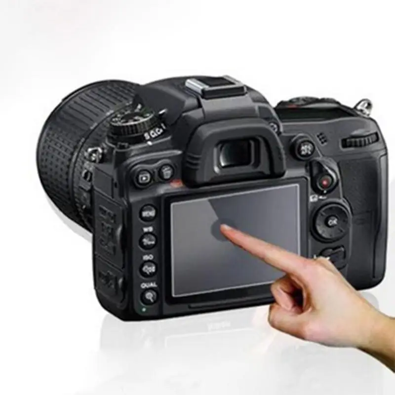 Новая Оптическая защитная пленка для ЖК-экрана из закаленного стекла 0,4 мм HD Защитная Водонепроницаемая Крышка для Nikon D3100 D3200 D3300