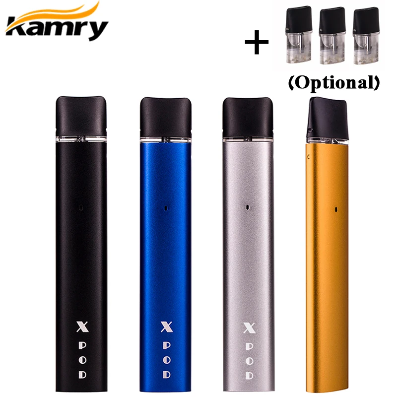 Оригинальный Kamry X Pod Kit wtih 280 мАч батарея и 0 8 мл одноразовая электронная сигарета