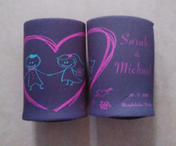 250pcs/lot Promotional Custom Logo Neoprene Can Beer Coolers Stubby Holders With Customer LOGO/Pattern Printing For Wedding Gift | Багаж и
