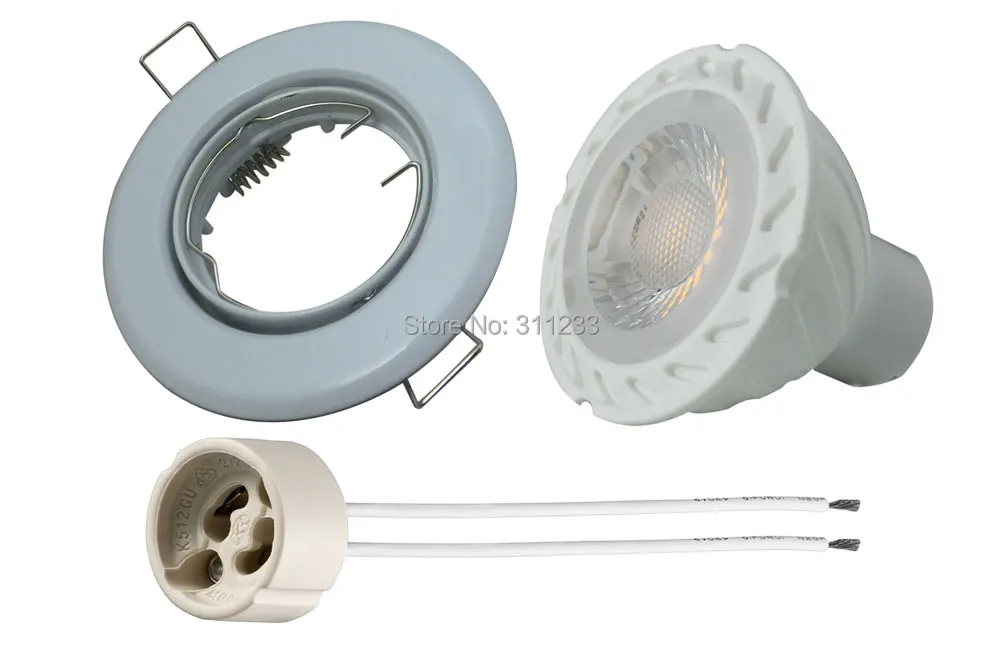 GU10-PAR16-LED-Lighting-Bulb-Socket-Complete-Set-White-2