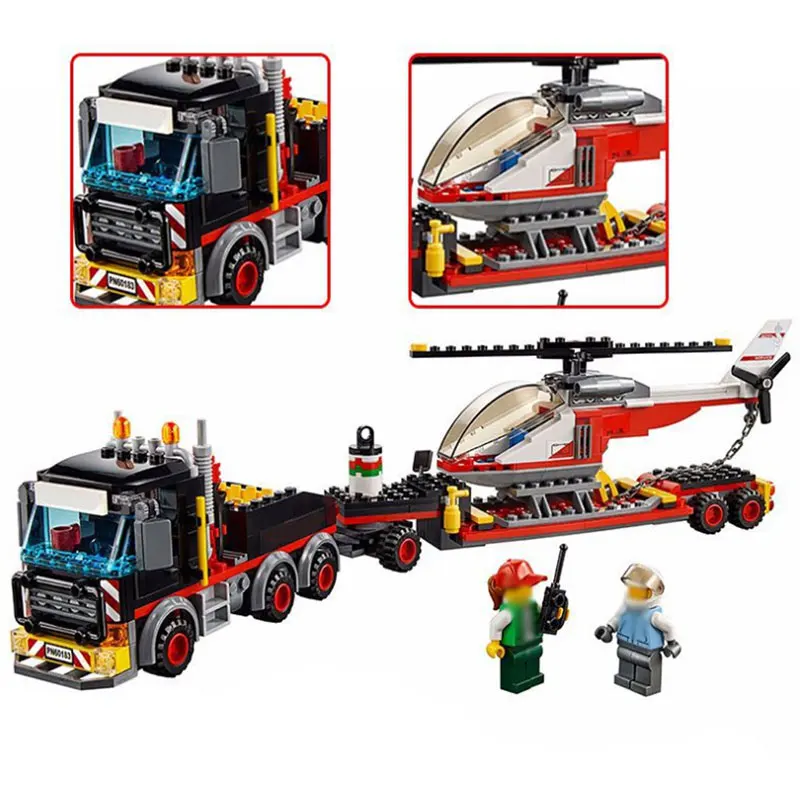 Blea 10872 City Series Heavy Cargo Transport Building Blocks Toys Compatible With Legoings City 60183