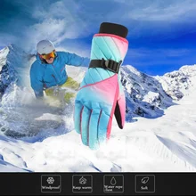 Новая ветрозащитная одежда-устойчивые лыжные перчатки Горный сенсорный экран для катания на лыжах снегоход Водонепроницаемые зимние Мотоциклетные Перчатки