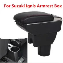 Для Suzuki Ignis подлокотник Box Car подлокотник ящик для хранения обладатель Кубка пепельница Модификация аксессуары