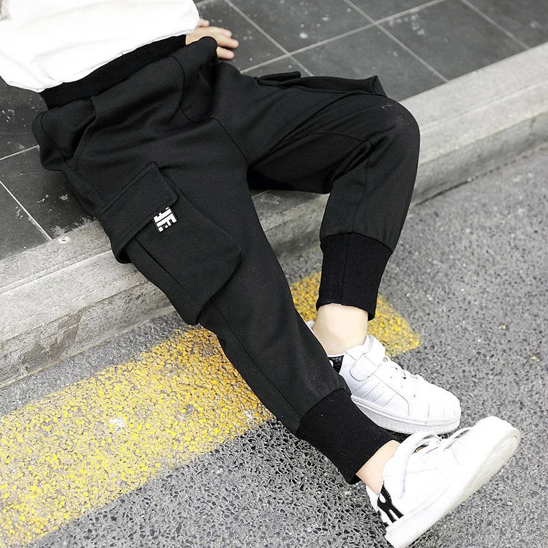 

NEW Edition boy addition elasticity Jeans Boys Jeans For Spring Autumn Kids Clothing Baby Skinny Denim Teenage Beam leg overalls