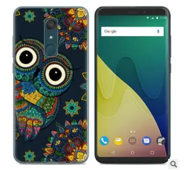 3D помощи окрашены чехол для Wiko вид xl мягкие силиконовые чехлы узор крышку