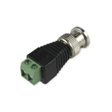 20pcs Coax CAT5 to CCTV Camera BNC Male Connector, BNC Connector Plug for CCTV System CBDZ free shipping