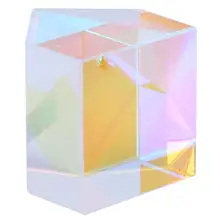 Оптические стеклянные линзы пирамидальной формы цветная призма для исследования украшения высокого качества