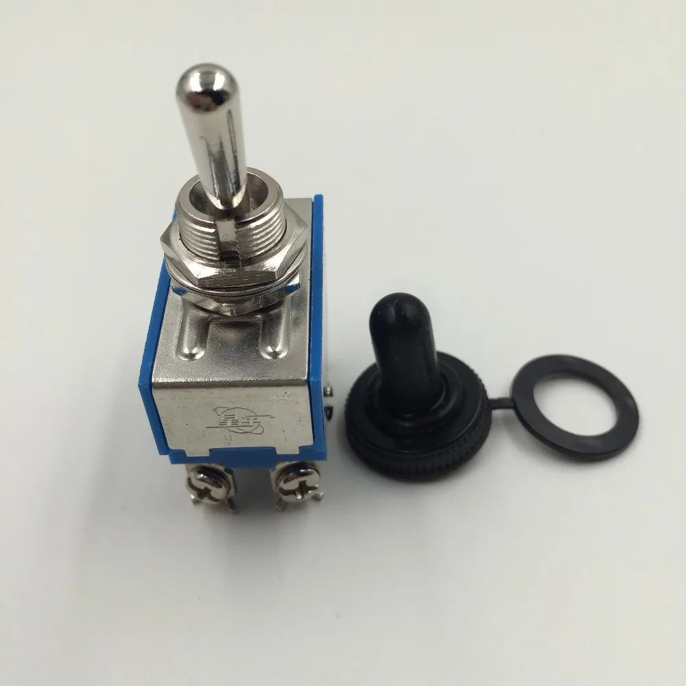 AC 250V 25A Amps 6 винтовых зажимов вкл./ВКЛ. DPDT тумблер с водонепроницаемой