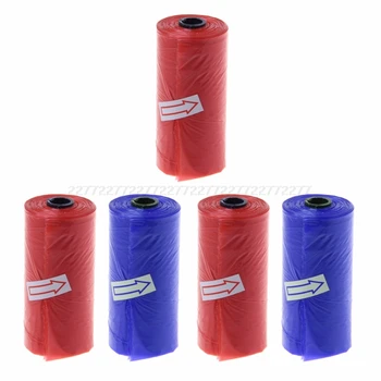 

5 Roll Portable Baby Diaper Waste Bag Baby Strollers Disposable Garbage Bags JUL05