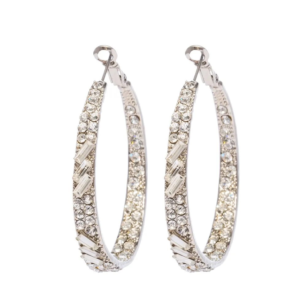 I SHOW Trendy round Design silver plated earring long earrings for women fashion jewelry bijoux